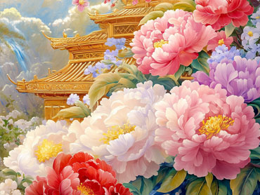 The flower bridge leads to dreams
